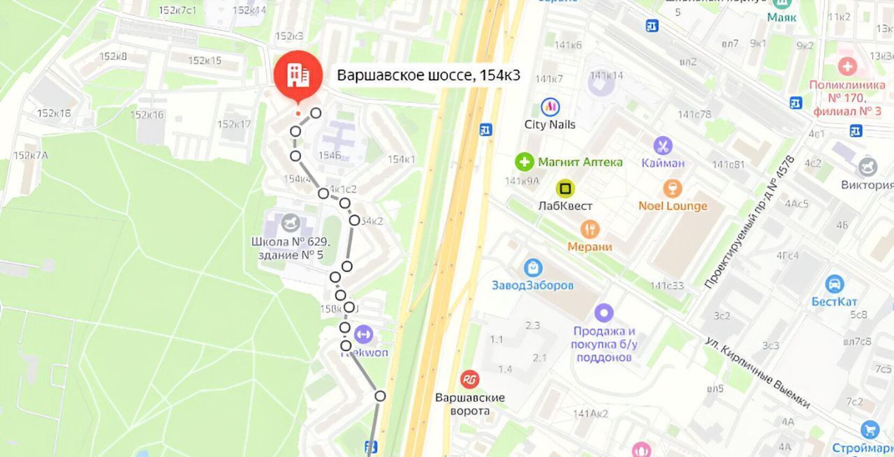 квартира г Москва метро Улица Академика Янгеля ш Варшавское 154к/3 фото 32