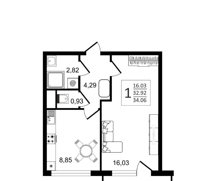 квартира г Санкт-Петербург п Шушары ш Московское 262к/4 Шушары фото 15