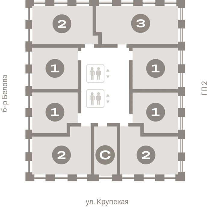 квартира г Омск Кварталы Драверта 1 фото 3