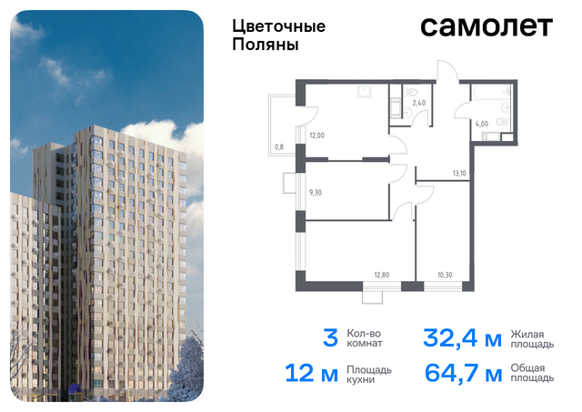 п Филимонковское ЖК «Цветочные Поляны Экопарк» Филатов луг, к 6, Киевское шоссе фото