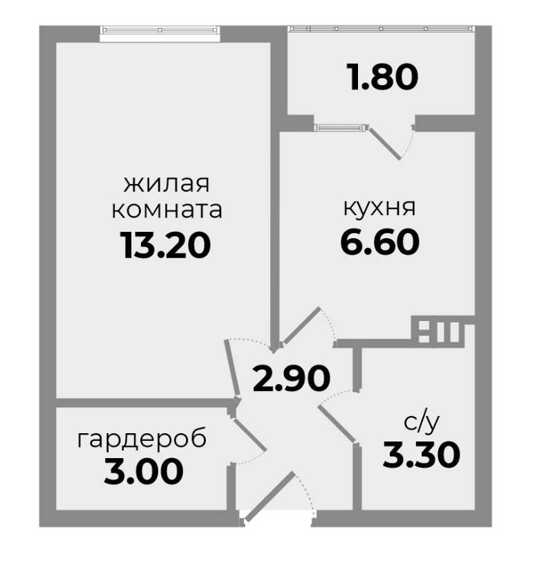 квартира р-н Шпаковский г Михайловск ул Прекрасная 15 фото 1