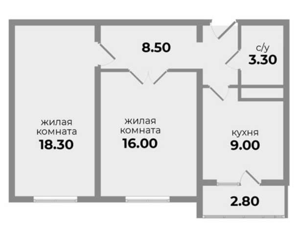 квартира р-н Шпаковский г Михайловск ул Прекрасная 15 фото 1