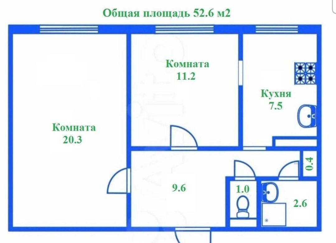 квартира г Санкт-Петербург метро Комендантский Проспект ул Маршала Новикова 7 фото 28