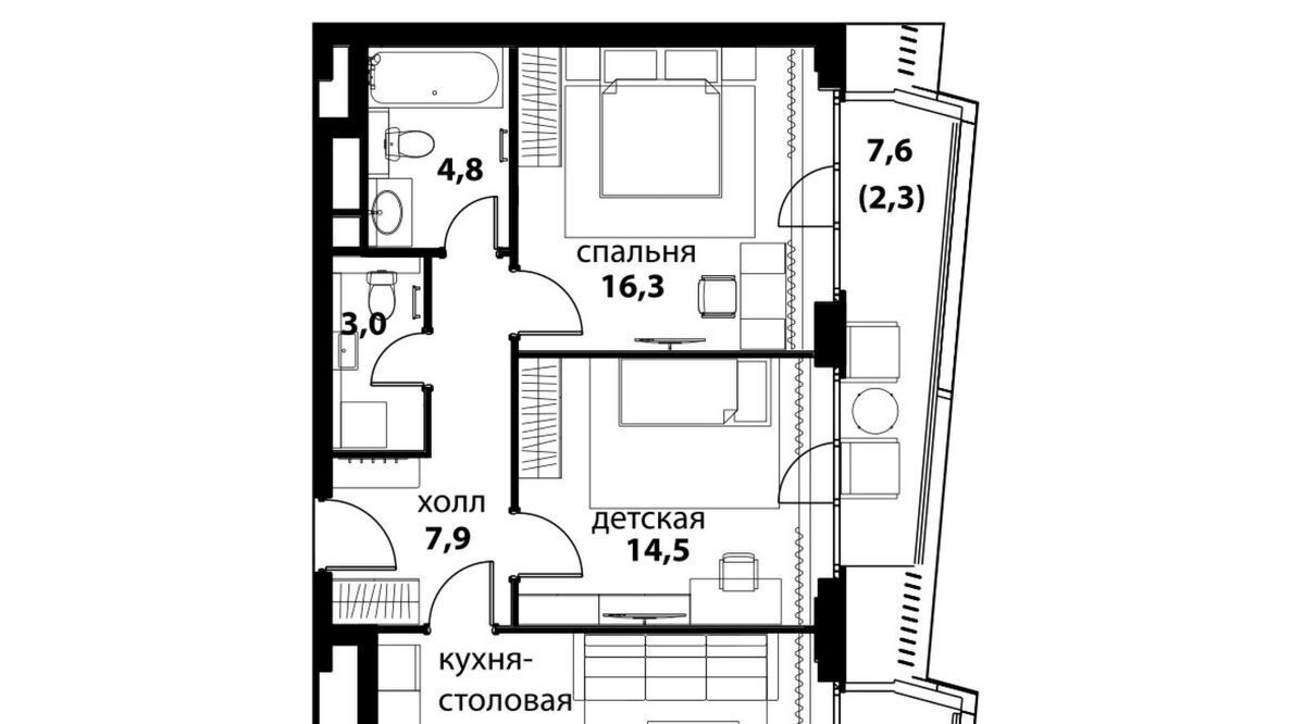 квартира г Москва метро Мичуринский проспект ЖК Событие-4 Кинематографический кв-л, Событие жилой комплекс фото 1