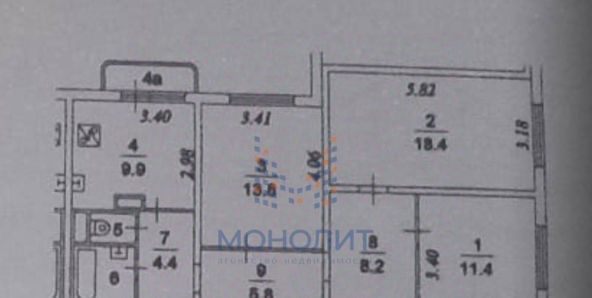 квартира г Москва метро Фонвизинская ул Милашенкова 18 муниципальный округ Бутырский фото 30