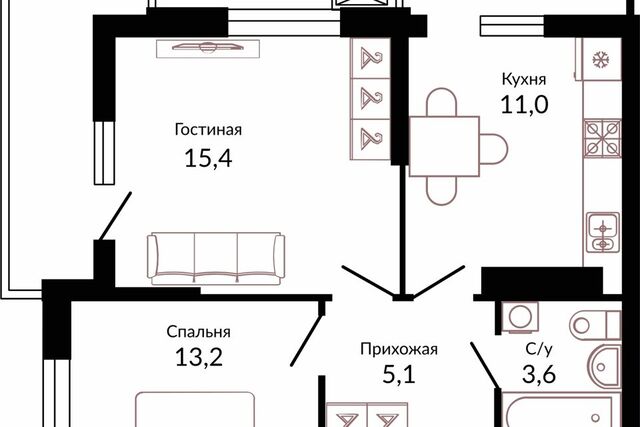 р-н Прикубанский Краснодар городской округ, Жилой комплекс Отражение фото