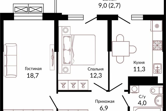 р-н Прикубанский Краснодар городской округ, Жилой комплекс Отражение фото