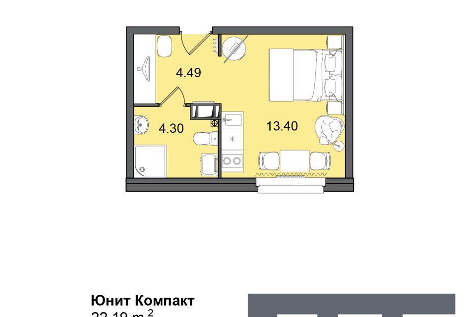 квартира г Санкт-Петербург пр-кт Витебский 101/1 Московский район фото 1