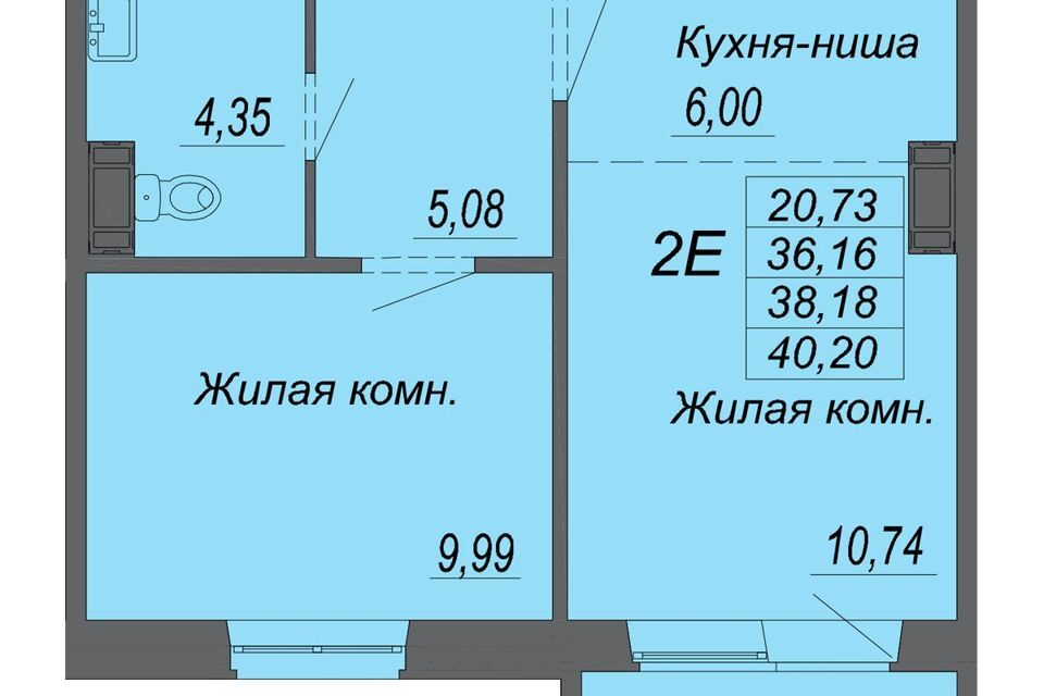 квартира г Хабаровск р-н Индустриальный ул Рокоссовского городской округ Хабаровск фото 1