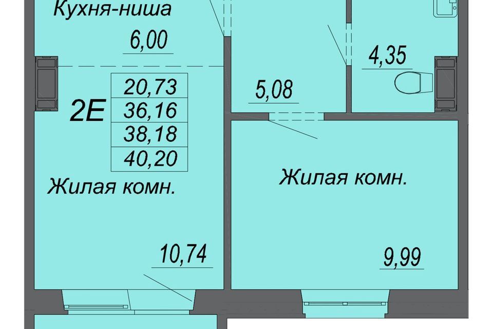 квартира г Хабаровск р-н Индустриальный ул Рокоссовского городской округ Хабаровск фото 1