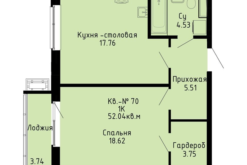 квартира р-н Надеждинский п Зима Южная Строящийся жилой дом фото 1