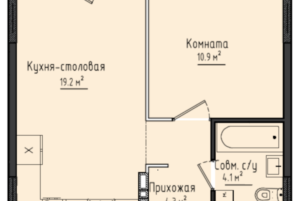 квартира р-н Завьяловский Жилой комплекс Город оружейников фото 1