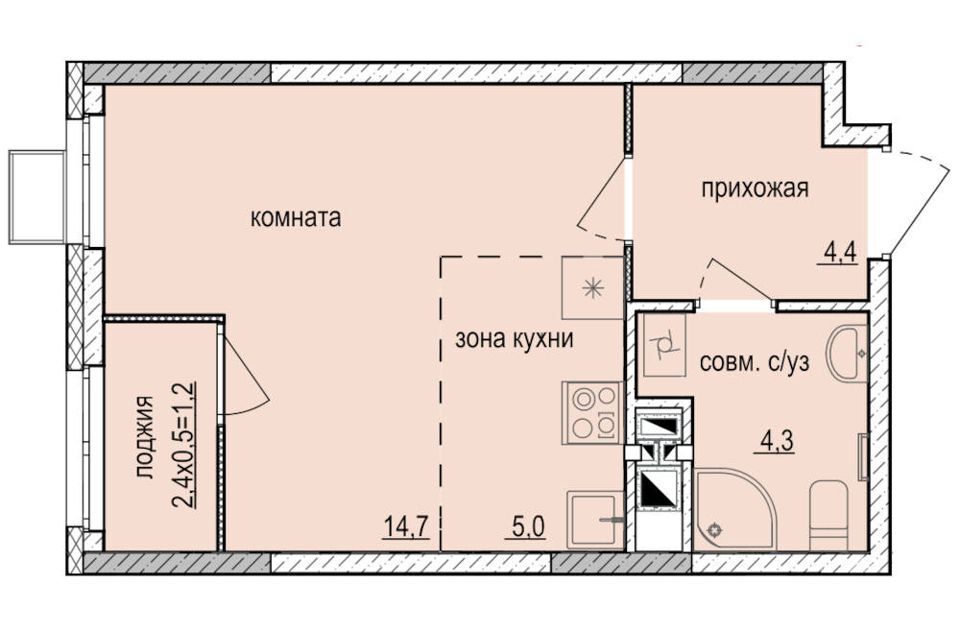 квартира г Ижевск р-н Устиновский Автопроизводство Ижевск городской округ, Устиновский фото 1