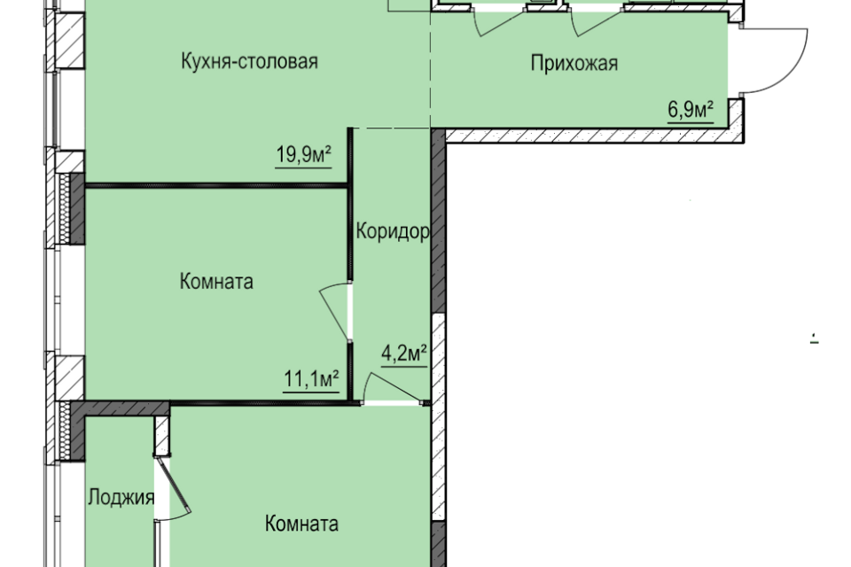 квартира г Ижевск р-н Индустриальный Буммаш Ижевск городской округ, Буммаш фото 1