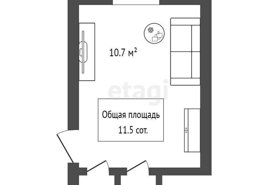 комната г Новосибирск р-н Кировский ул Вертковская 23/1 Новосибирск городской округ фото 7