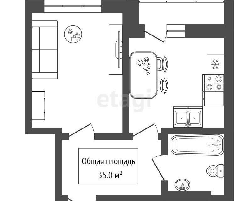 квартира г Новосибирск р-н Железнодорожный ул Фабричная 65 Новосибирск городской округ фото 7