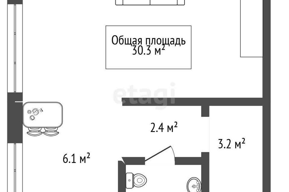 квартира г Новосибирск р-н Первомайский ул Баумана 3 Новосибирск городской округ фото 8