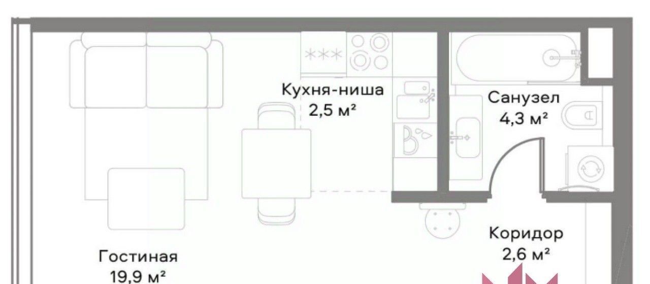 квартира г Москва метро Белорусская ул 3-я Ямского Поля фото 1