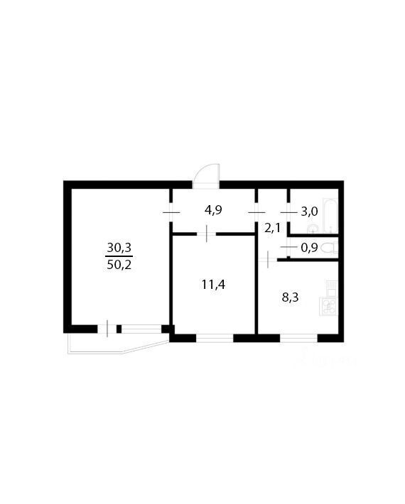 квартира г Москва метро Жулебино ул Авиаконструктора Миля 4к/1 фото 2