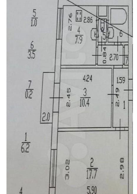 квартира г Санкт-Петербург метро Приморская ул Наличная 36к/2 Морской округ фото 13