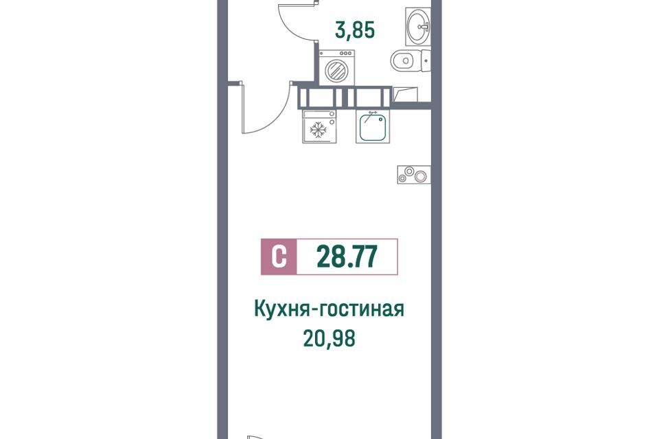 квартира р-н Всеволожский г Мурино пр-кт Авиаторов Балтики 15в фото 1