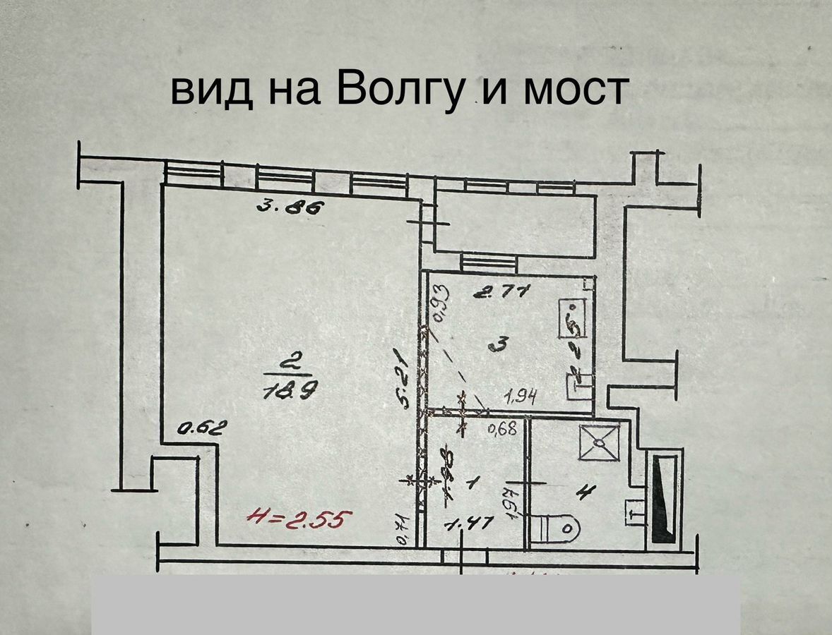 квартира г Волгоград р-н Центральный ул Краснознаменская 7 фото 26