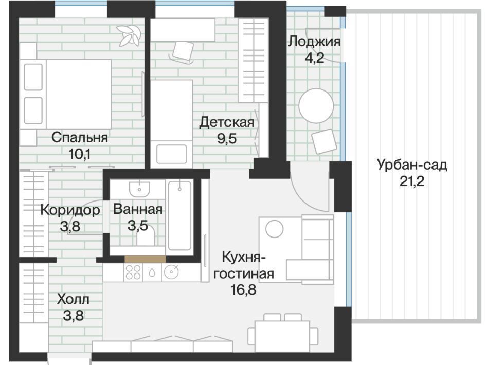 квартира г Тюмень р-н Калининский ул Ямская 1/14 159с фото 1