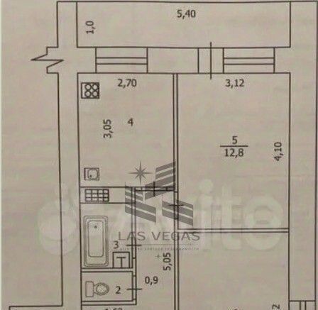 квартира г Казань ул Кулахметова 21 Казань, Северный Вокзал фото 28