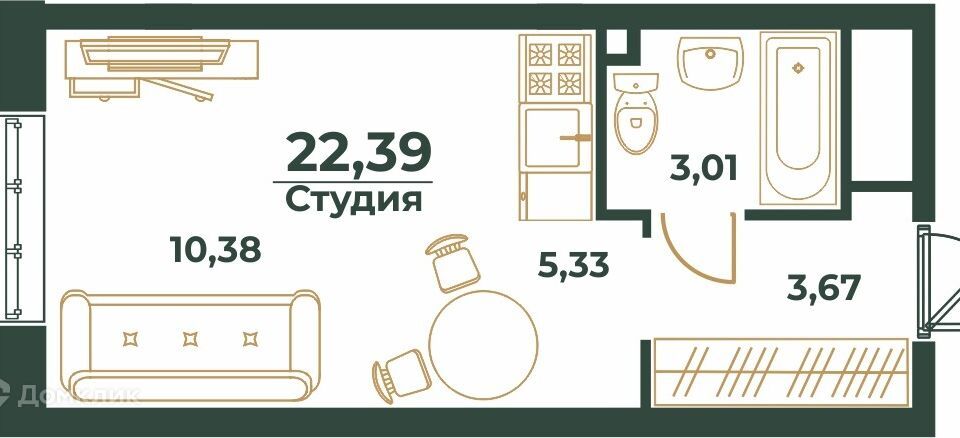 квартира г Хабаровск р-н Индустриальный ул Рокоссовского 1/3 городской округ Хабаровск фото 1