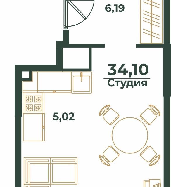 квартира г Хабаровск р-н Индустриальный ул Рокоссовского 1/3 городской округ Хабаровск фото 1