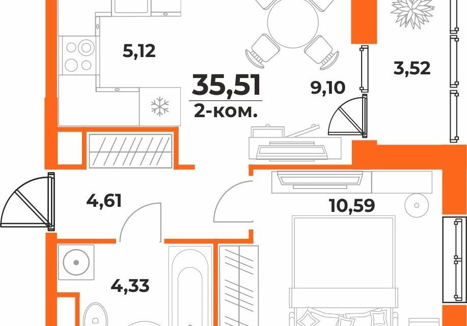 квартира г Хабаровск р-н Железнодорожный ул Воронежская 1 городской округ Хабаровск фото 1