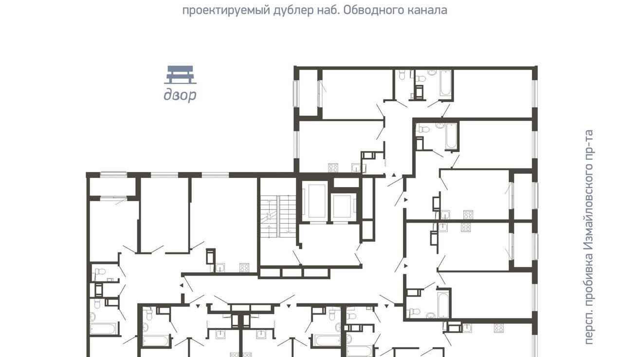 квартира г Санкт-Петербург метро Балтийская б-р Измайловский 9 округ Измайловское фото 2