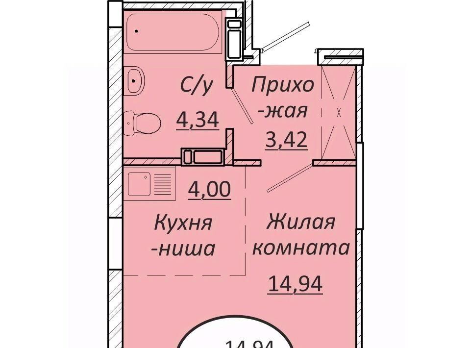 квартира г Новосибирск р-н Октябрьский Октябрьская фото 1