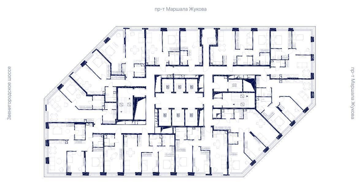 квартира г Москва метро Хорошёво проезд 3-й Силикатный 10 ЖК «JOIS» муниципальный округ Хорошёво-Мнёвники фото 2