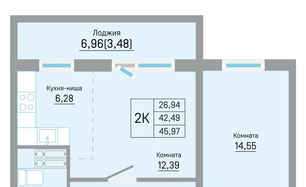 квартира г Пермь р-н Кировский Чистопольский Закамск фото 1