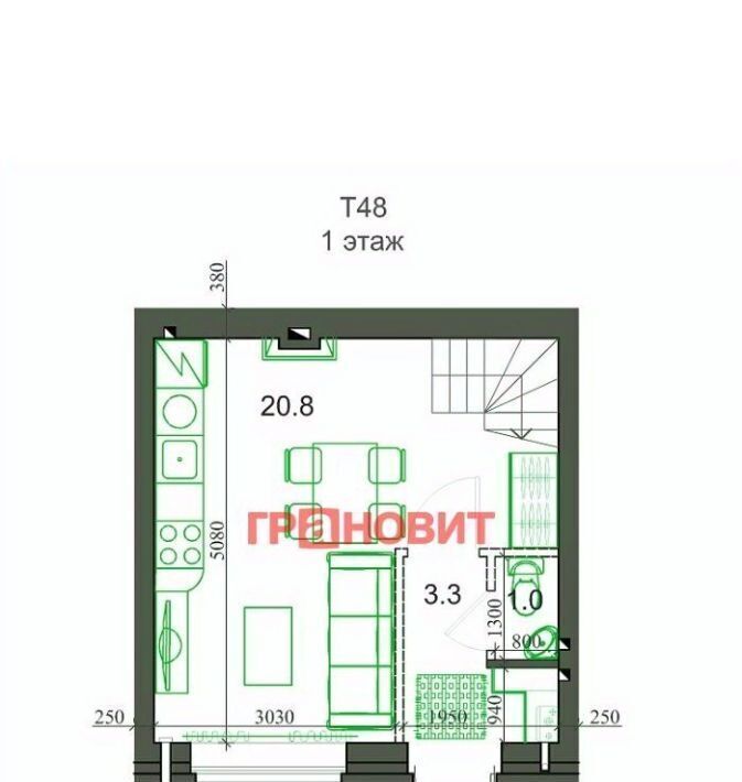 дом р-н Новосибирский с Новолуговое мкр Березки 2 5-й кв-л, 27/2/1 фото 2