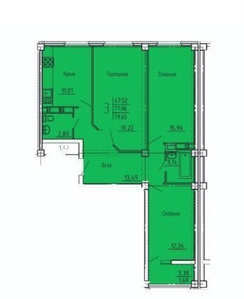 квартира Пенза-4 ул Генерала Глазунова 6 р-н Октябрьский фото