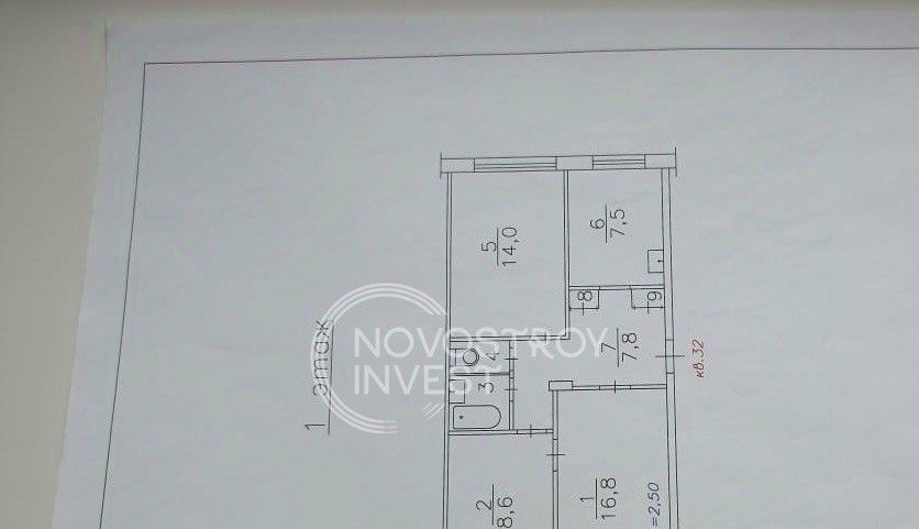 квартира г Красноярск р-н Октябрьский ул Гусарова 61 фото 12