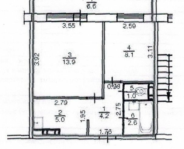 квартира г Томск р-н Ленинский ул Говорова 31 фото 2