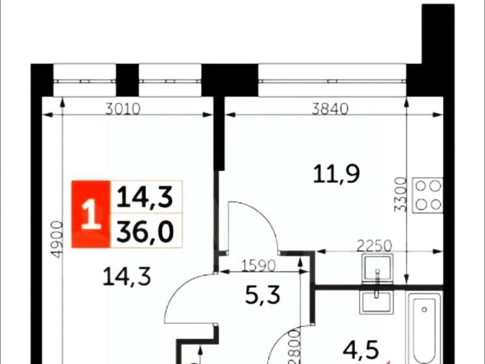 квартира г Москва метро Хорошёво наб Шелепихинская 38к/5 муниципальный округ Хорошёво-Мнёвники фото 1