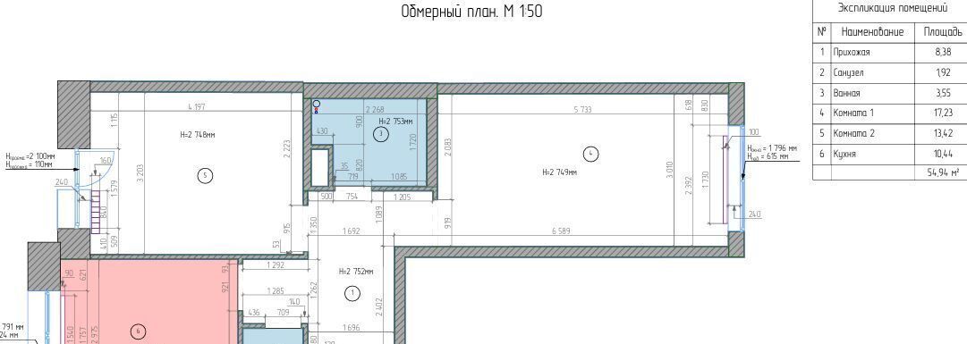 квартира г Санкт-Петербург метро Лесная пр-кт Большой Сампсониевский 70к/5 фото 37