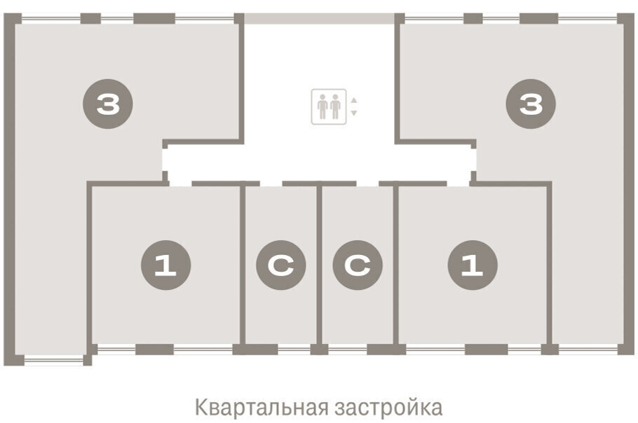 квартира г Тюмень ул Мысовская 26к/1 Центральный административный округ фото 3