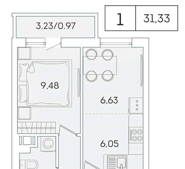 квартира р-н Всеволожский г Мурино ул Графская 6к/4 Девяткино фото 1