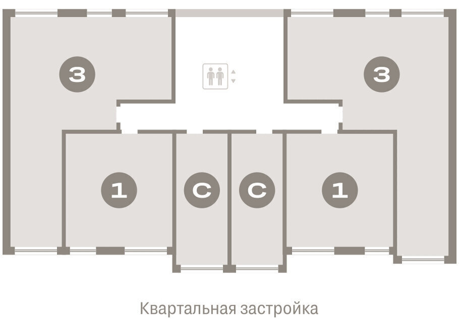 квартира г Тюмень ул Мысовская 26к/1 ЖК «Зарека» Центральный административный округ фото 3