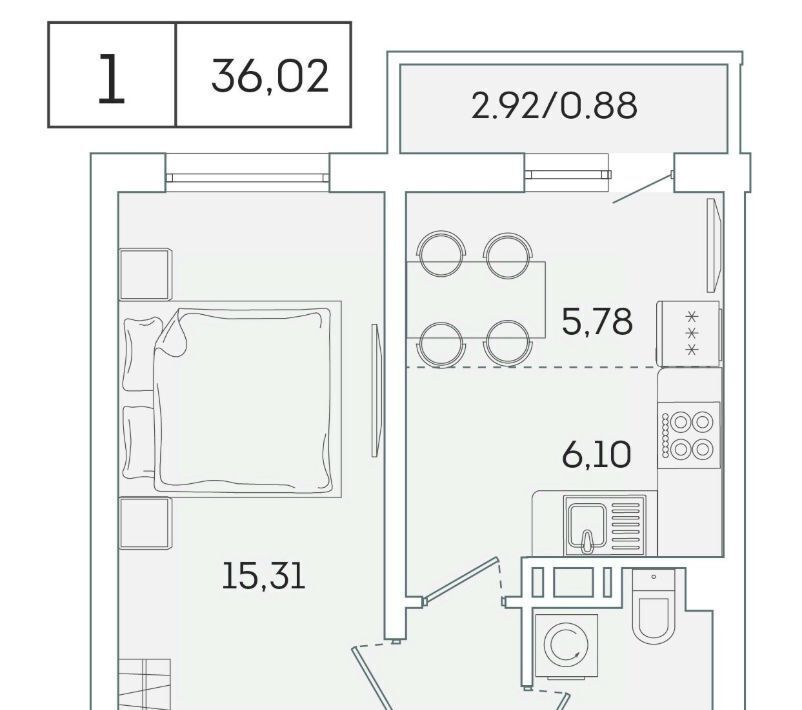 квартира р-н Всеволожский г Мурино ул Графская 6к/1 Девяткино фото 1