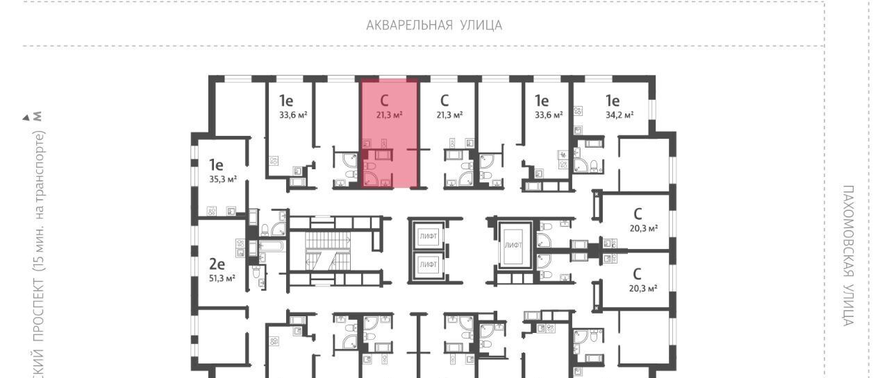 квартира г Санкт-Петербург метро Академическая ул Пахомовская 12к/1 округ Полюстрово фото 2