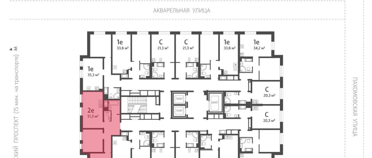 квартира г Санкт-Петербург метро Академическая ул Пахомовская 12к/1 округ Полюстрово фото 2