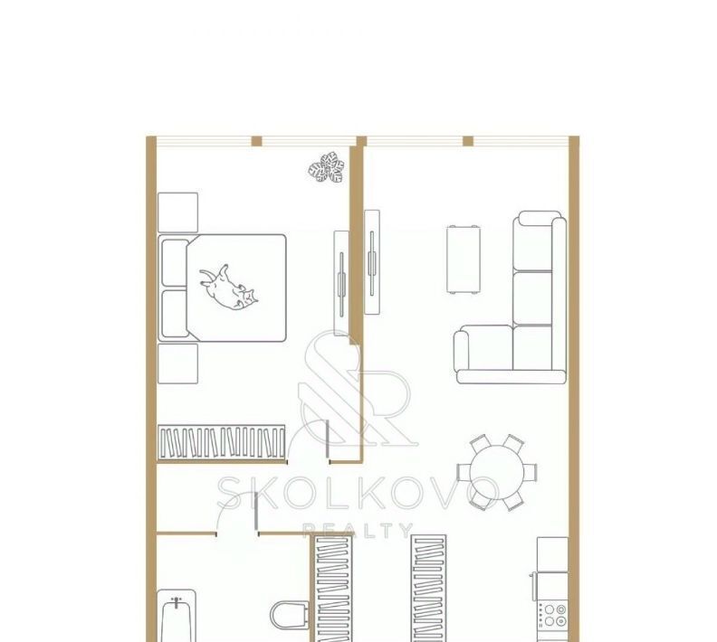 квартира г Москва ММДЦ Москва-Сити 1-й Красногвардейский проезд, 22с 1 фото 3