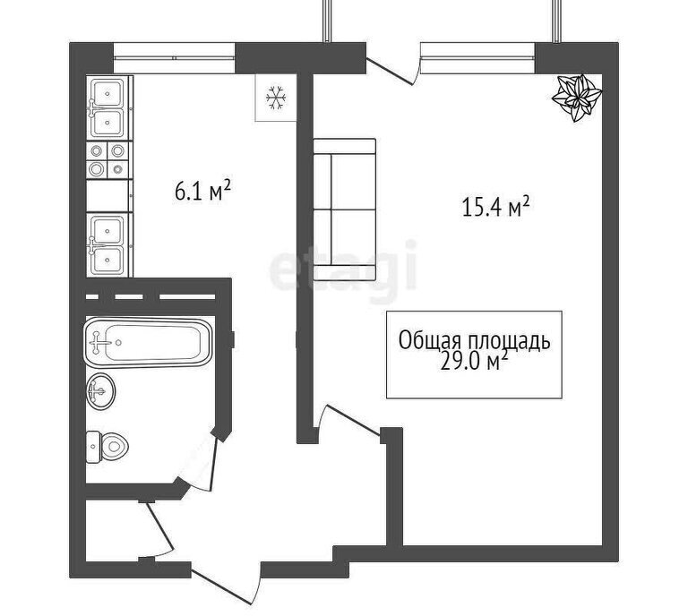 квартира г Новосибирск р-н Кировский ул Петухова 142 Площадь Маркса фото 20