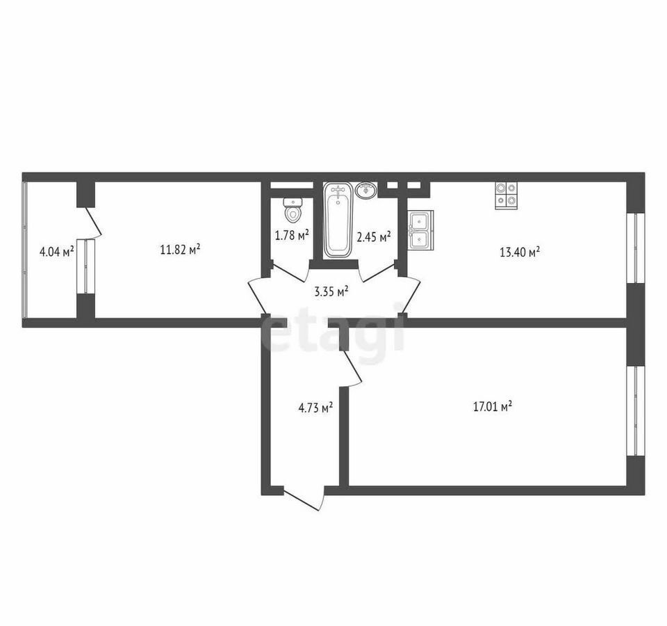 квартира г Стерлитамак Курчатовский ул Коммунистическая 51 фото 10